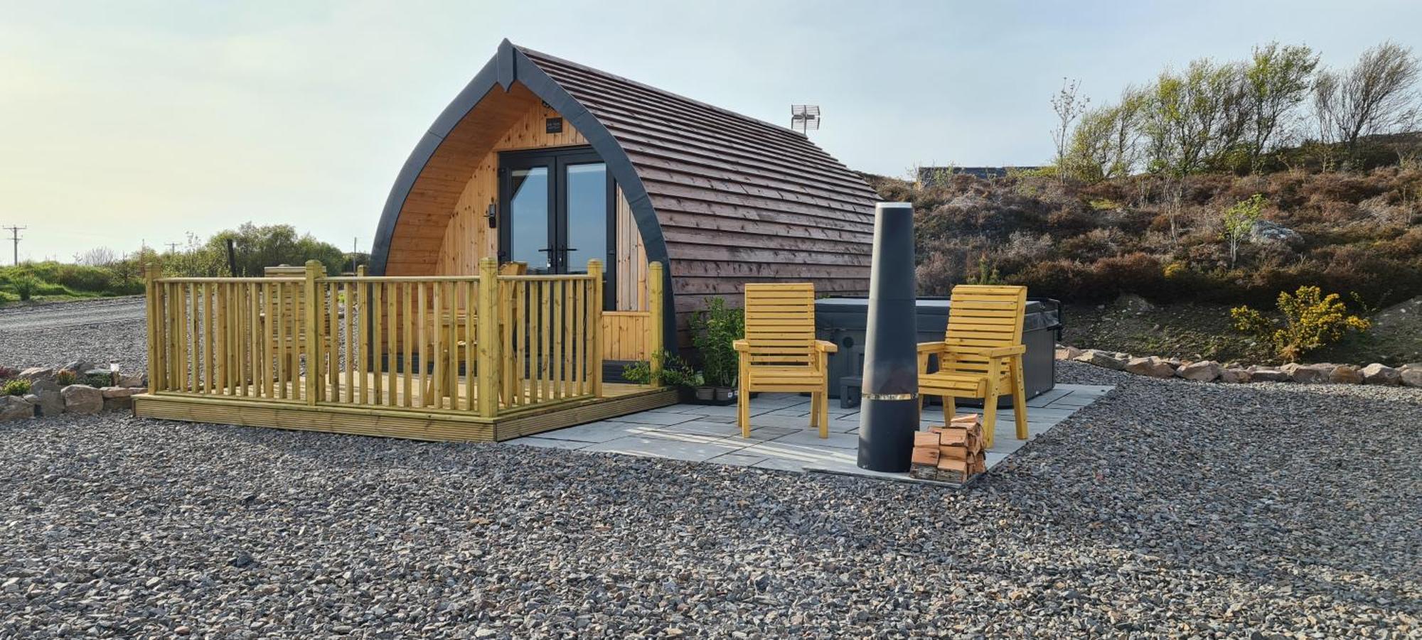 Loch Ewe Luxury Pods Leilighet Mellon Charles Eksteriør bilde